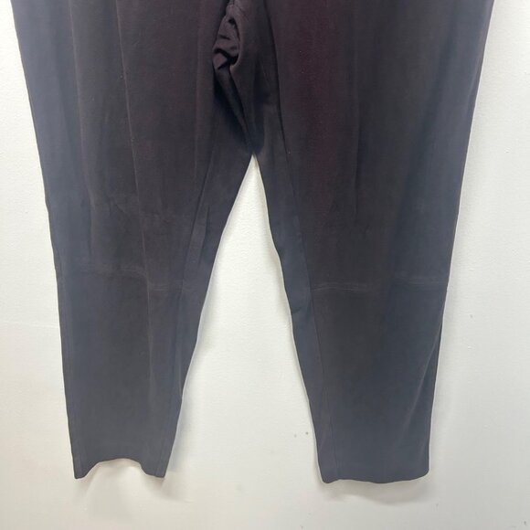 J.Jill Wearever Collection purple eggplant Stretch Pull-On Pants L - Picture 3 of 10